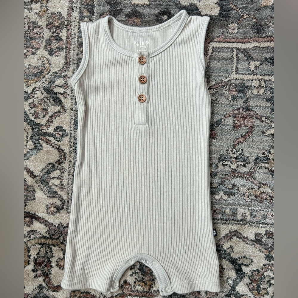 Kyte Baby Ribbed Sleeveless Shortall